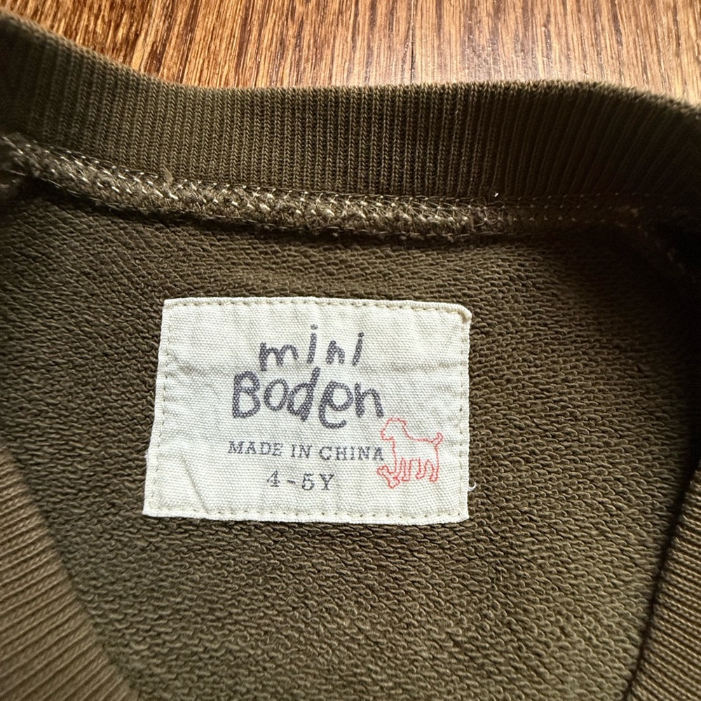 Mini Boden Lightning Bolt Sweatshirt 4-5 Years - Picture 5 of 6